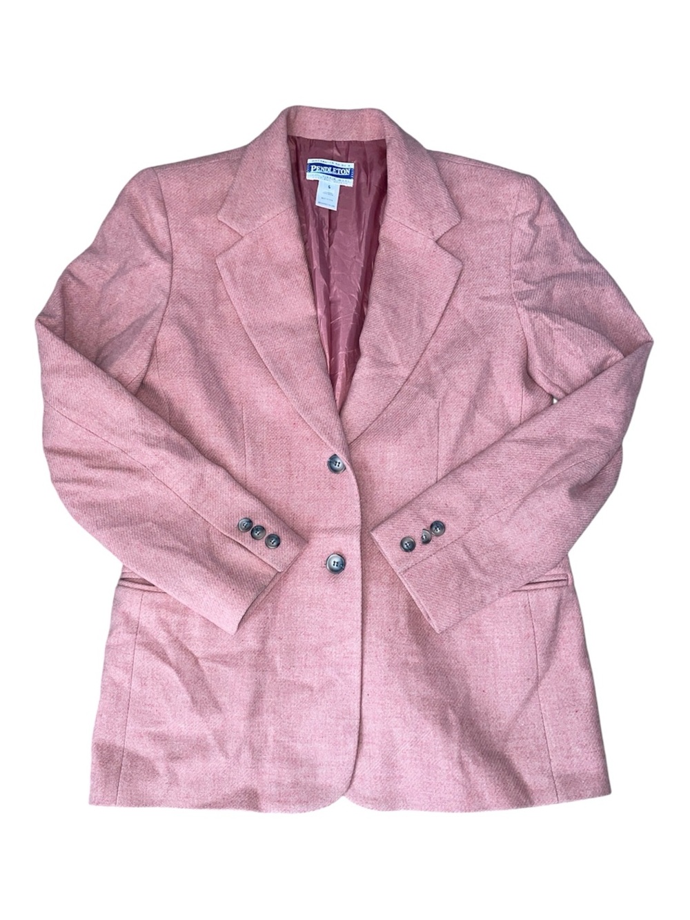 Pendleton pink wool blazer